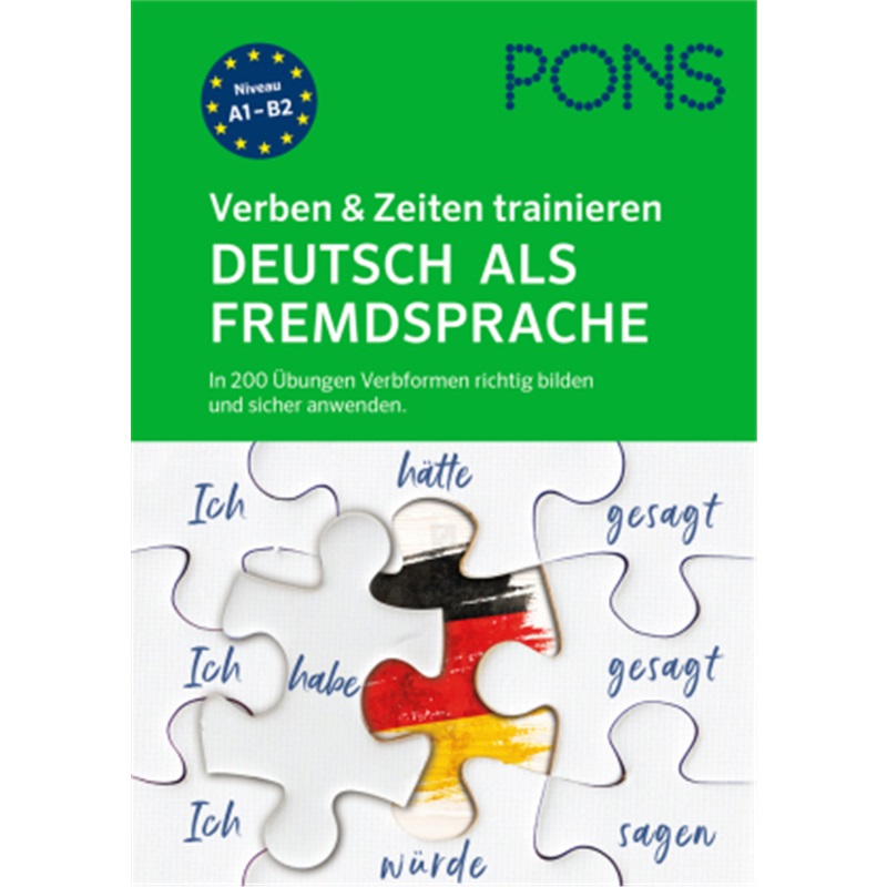 预订【德语】 PONS Verben & Zeiten trainieren Deutsch als Fremdsprache[9783125620773]