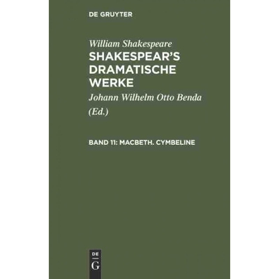 按需印刷DEG Macbeth. Cymbeline[9783111296470]