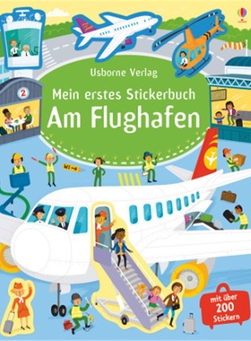 预订【德语】 Mein erstes Stickerbuch: Am Flughafen[9781782325635]