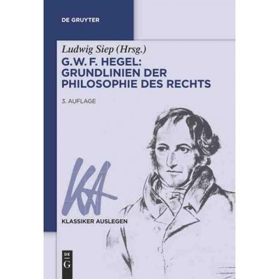 按需印刷DEG G. W. F. Hegel ?C Grundlinien der Philosophie des Rechts[9783050056807]