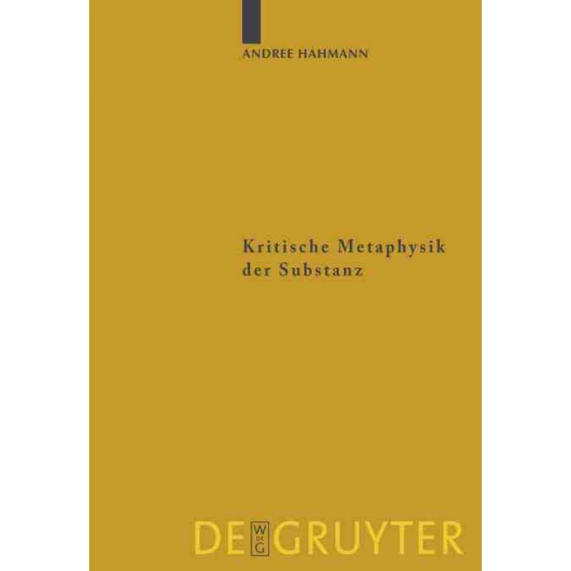 预订DEG Kritische Metaphysik der Substanz