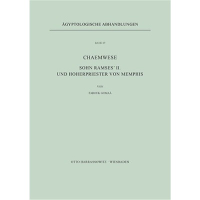 预订【德语】Chaemwese, Sohn Ramses' II. und Hoherpriester von Memphis[9783447015431]