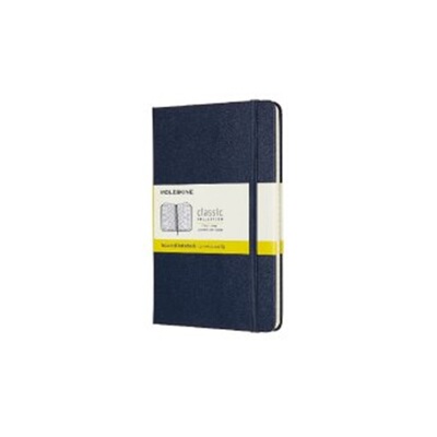 预订不退不换德语 Moleskine Notizbuch, Medium, Kariert, Hard Cover, Saphir[8058647626673]