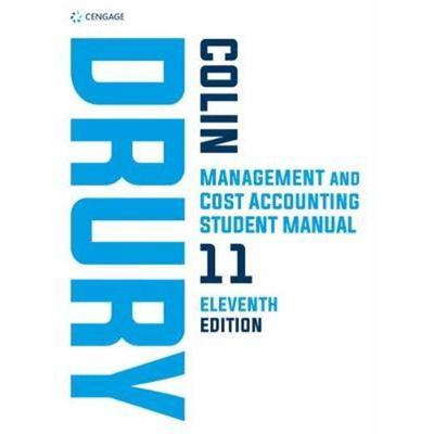 预订Management and Cost Accounting Student Manual