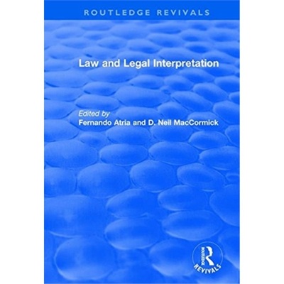 预订Law and Legal Interpretation[9781138715561]