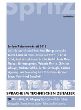 预订【德语】 Berliner Autorenwerkstatt 2015:Jahrgang 54,
