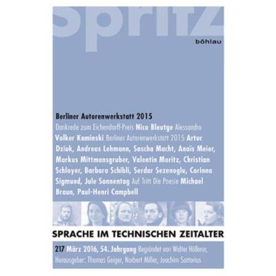 预订不退不换德语 Berliner Autorenwerkstatt 2015:Jahrgang 54,