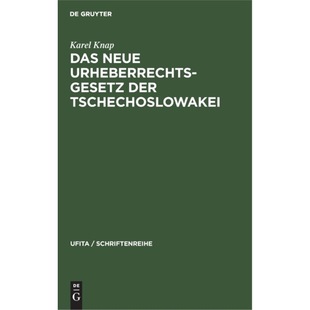 德语 der Das Urheberrechtsgesetz Tschecho neue 预订