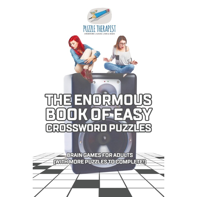 预订不退不换The Enormous Book of Easy Crossword Puzzles | Brain Games for Adults (with more puzzles to complete!