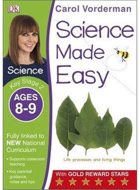 现货 Science Made Easy, Ages 8-9 (Key Stage 2):Supports the National Curriculum, Science Exercise Book