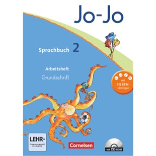 预订不退不换德语 Jo-Jo Sprachbuch - Allgemeine Ausgabe 2011 - 2. Schuljahr[9783060834419]