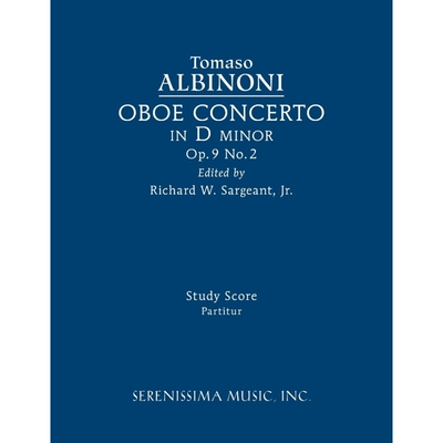 按需印刷不退不换Oboe Concerto in D minor, Op.9 No.2[9781608742868]