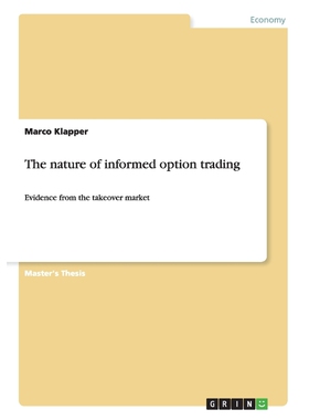 按需印刷不退不换The nature of informed option trading[9783656504337]