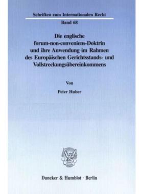 预订【德语】 Die englische forum-non-conveniens-Doktri