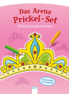 预订【德语】Das Arena Prickel-Set. Prinzessinnen-Kronen[9783401713755]