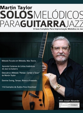 按需印刷POR Martin Taylor Solos Melo?dicos para Guitarra Jazz[9781789331721]