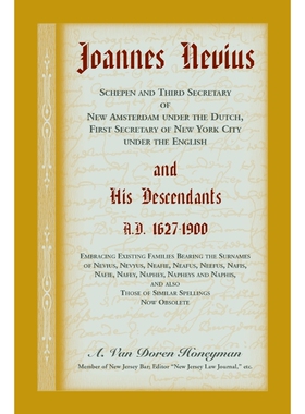 按需印刷不退不换Joannes Nevius, Scepen and Third Secretary of Ne