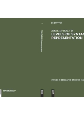按需印刷DGYT Levels of Syntactic Representation[9783110130898]