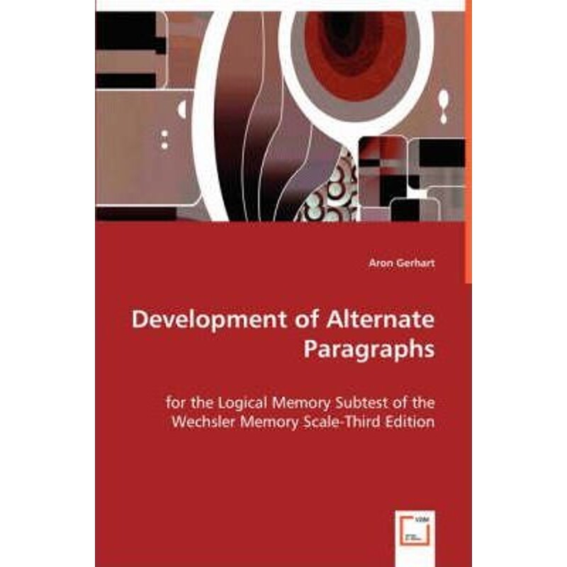 按需印刷不退不换Development of Alternate Paragraphs[9783836473736]
