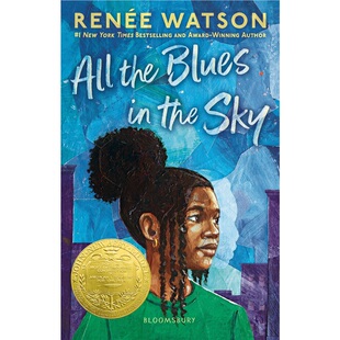 现货 2026纽伯瑞金奖 天空中所有的蓝 All the Blues in the Sky 平装 儿童读物 英文原版 上海外文 9781037210396