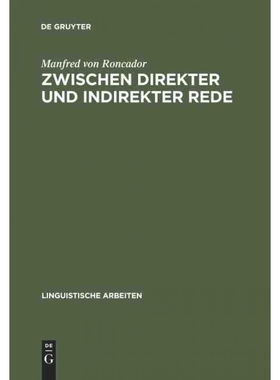 按需印刷DEG Zwischen direkter und indirekter Rede[9783484301924]