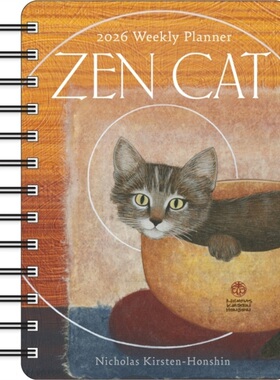 预订Zen Cat 2026 Weekly Planner Calendar[9781524899301]
