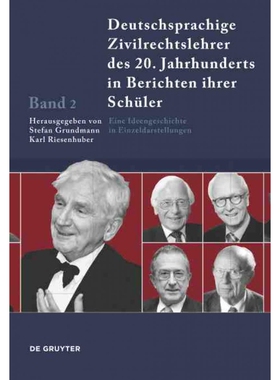 按需印刷DEG Deutschsprachige Zivilrechtslehrer des 20. Jahrhunderts in Berichten ihrer Schüler Band 2[9783899494570]