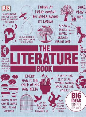 【外文书店】全彩精装 英文原版 文学DK人类的思想百科丛书The Literature Book图解百科 图文解读经典文学作品青少年读物英语书籍