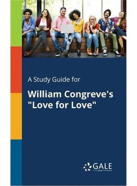 按需印刷A Study Guide for William Congreve's 