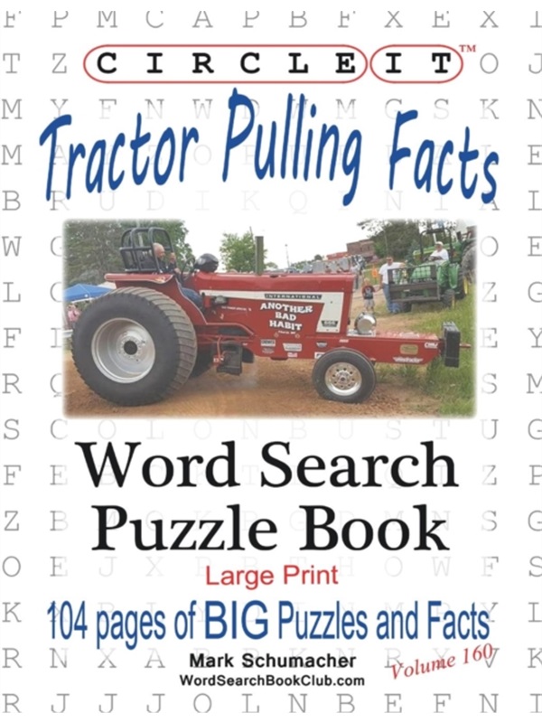 按需印刷Circle It, Tractor Pulling Facts, Large Print, Word Search, Puzzle Book