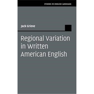 按需印刷Regional Variation in Written American English[9781107032477]