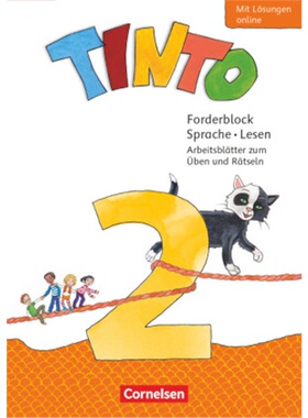 预订不退不换德语 Tinto Sprachlesebuch 2-4 - Neubearbeitung 2019 - 2. Schuljahr[9783060844746]