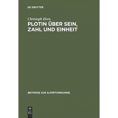 按需印刷DEG Plotin über Sein, Zahl und Einheit[9783598776113]