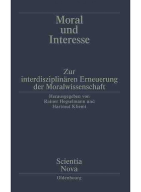 按需印刷DEG Moral Und Interesse[9783486563115]