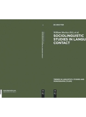 按需印刷DGYT Sociolinguistic Studies in Language Contact[9789027978660]