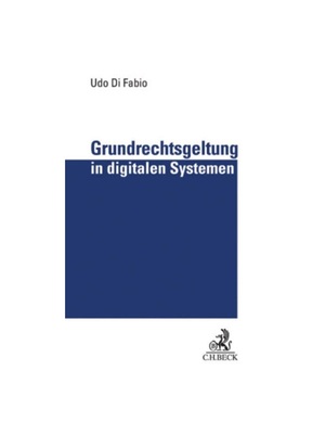 预订【德语】Grundrechtsgeltung in digitalen Systemen:Selbstbestimmung und Wettbewerb im Netz. Studie im Auftrag der VG M