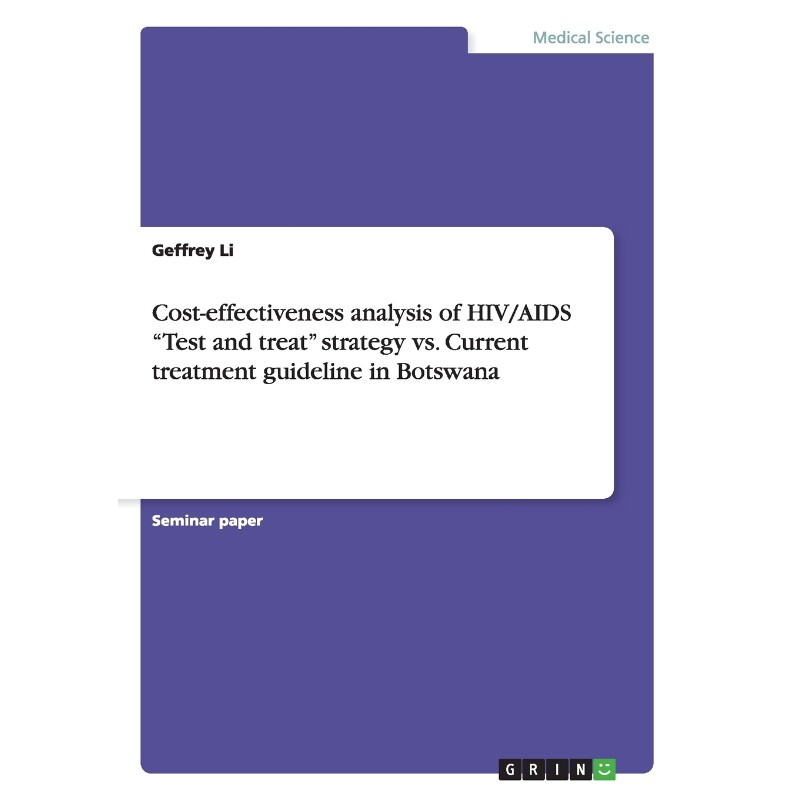 预订不退不换Cost-effectiveness analysis of HIV/AIDS 