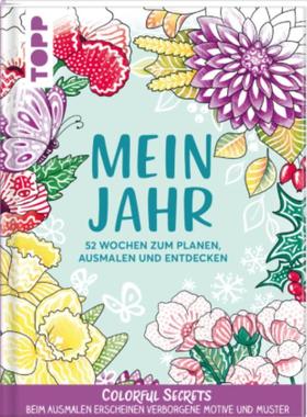 预订【德语】 Colorful Secrets: Mein Jahr - mit Zauberpapier:52 Wochen zum Planen, Ausmalen und E