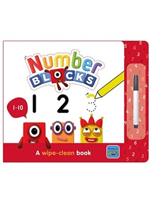 现货Numberblocks 1-10: A Wipe-Clean Book