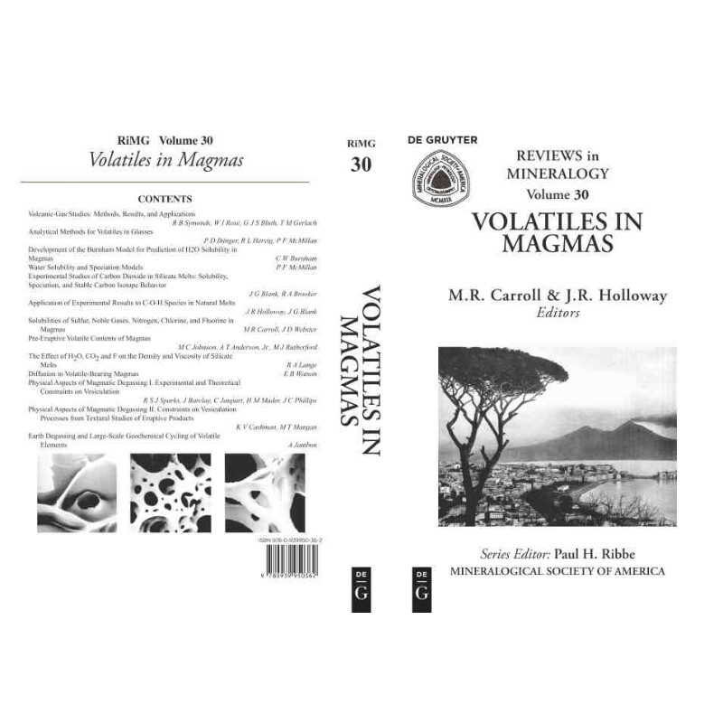 按需印刷不退不换DGYT Volatiles in Magmas[9780939950362]