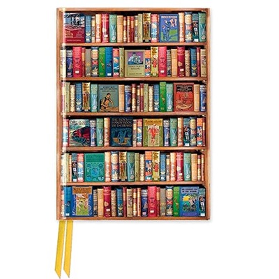 预售 Bodleian Libraries: Hobbies and Pastimes Bookshelves 条纹(Foiled Pocket Journal) 博德莱安图书馆 笔记本 日记本