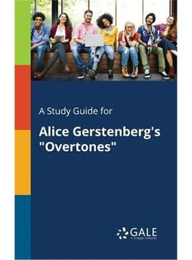 按需印刷A Study Guide for Alice Gerstenberg's 