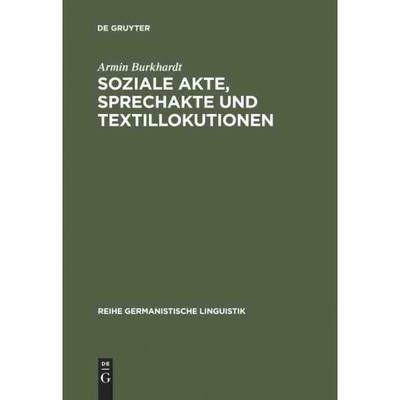 预订DEG Soziale Akte, Sprechakte und Textillokutionen
