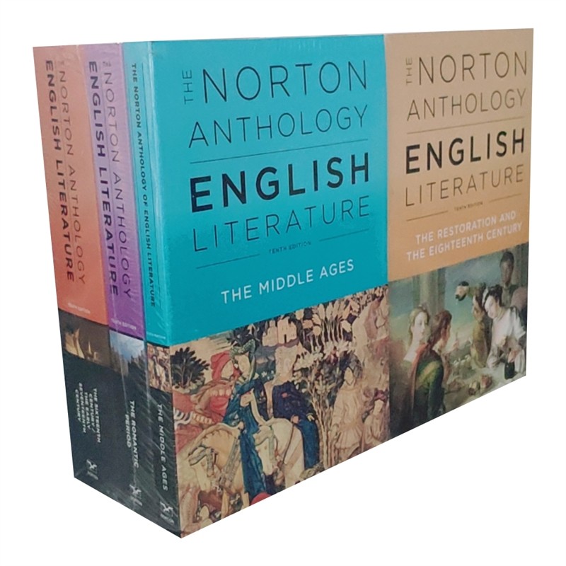 现货 英文原版 诺顿英国文学选集 6册套装 The Norton Anthology of English Literature (10th Edition) Package A+B+C+D+E+F