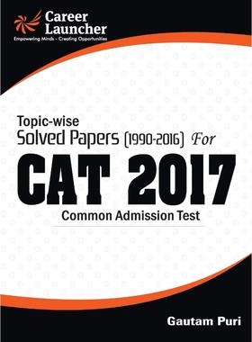 预订CAT 2017 -27 Topic-Wise & Year-Wise (Solved Papers 1990-2016)