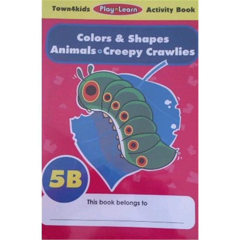 现货 城镇儿童玩乐学习活动书5B(含DVD) Town4kids Play'n'Learn Activity book 5B W/DVD 英文原版 上海外文 9789810733612