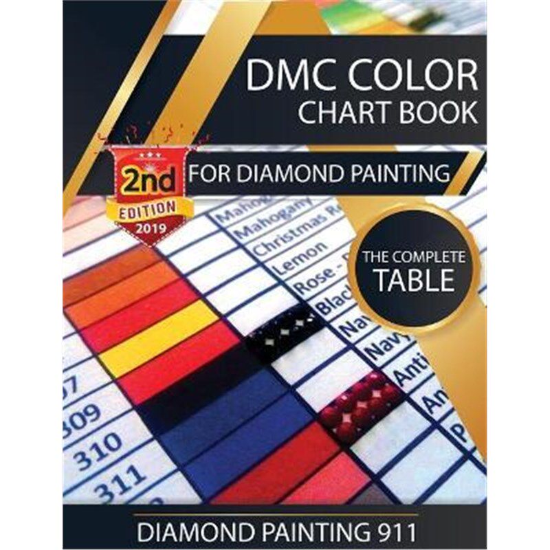按需印刷不退不换DMC Color Chart Book for Diamond Painting:The Complete Table: 2019 DMC Color Card[9781947880078]