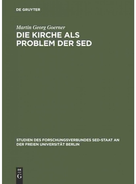 按需印刷DEG Die Kirche als Problem der SED[9783050030609]