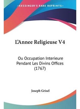 按需印刷不退不换L'Annee Religieuse V4[9781104184377]