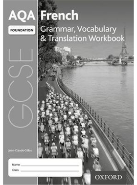 预订AQA GCSE French Foundation Grammar, Vocabulary & Translation Workbook (Pack of 8):With all you need to know for your